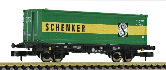 Container carrier car SCHENKER type Lbs 598<br /><a href='images/pictures/Fleischmann/Fleischmann-824006.jpg' target='_blank'>Full size image</a>